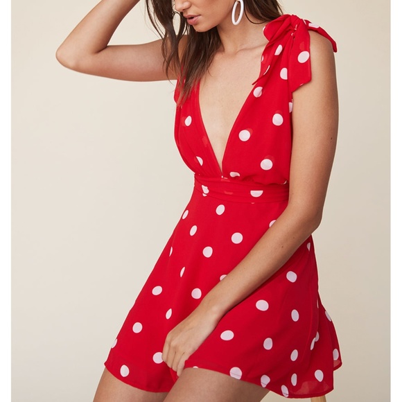 LPA Red Polka Dot Dress - Picture 3 of 6